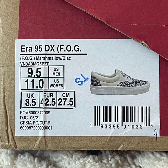 FOG Fear of God VANS — 9.5 US MEN/11 US WOMEN - Picture 9 of 10